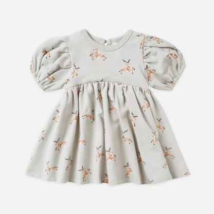 Darla Dress Reindeer | Quincy Mae