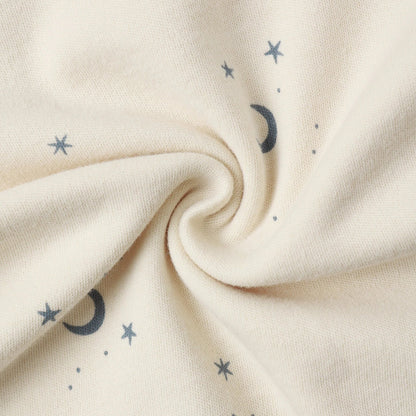 Long Sleeve Pocket Jumpsuit Moons | Quincy Mae