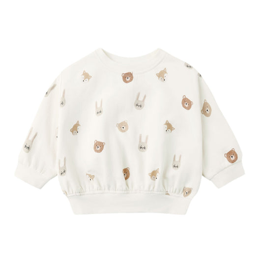 Relaxed Fleece Sweatshirt Critters | Quincy Mae