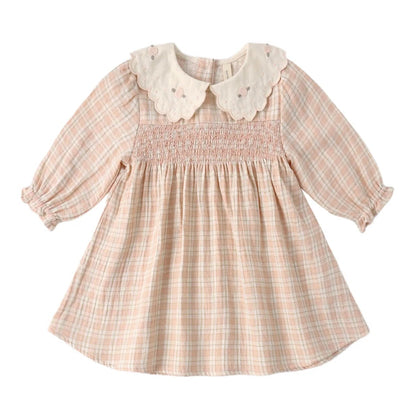 SH | QM Callie Dress and Bloomer Pink Plaid 4-5Y