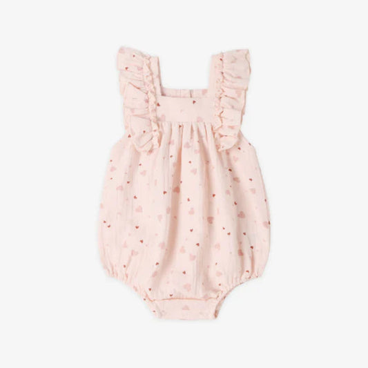 Maya Romper Heart Confetti | Quincy Mae