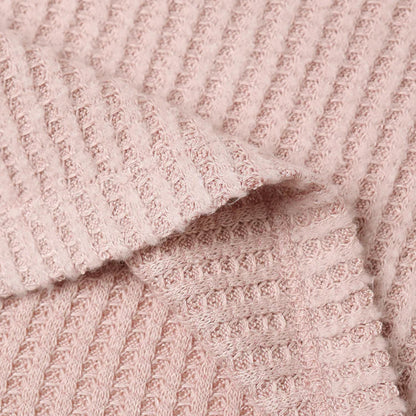 Ensemble rose gaufré  à volants | Quincy Mae