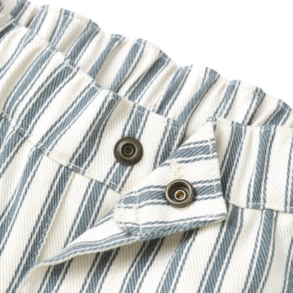Grayson Pant Ocean Pinstripe | Quincy Mae