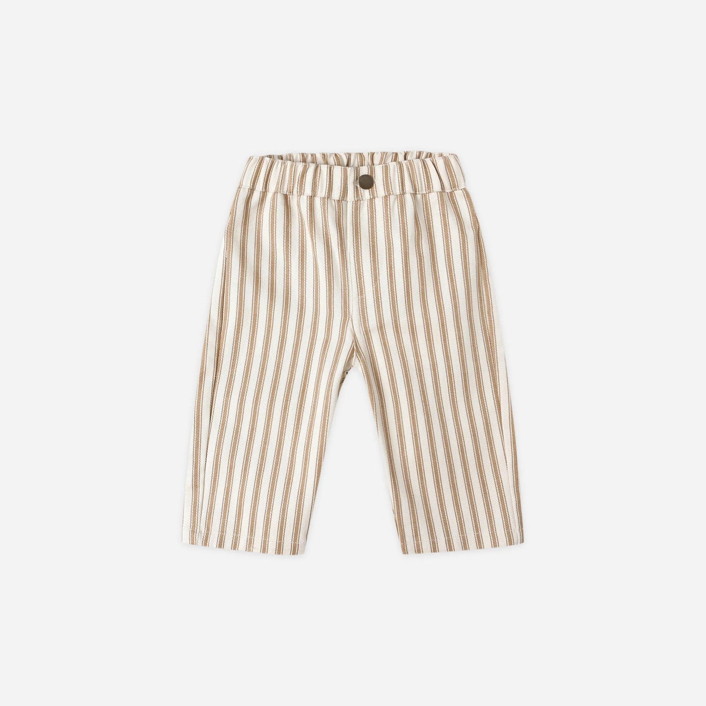 Grayson Pant Gold Pinstripe |Quincy Mae 