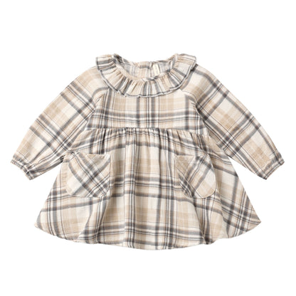 Simone Dress Fall Plaidl | Quincy Mae