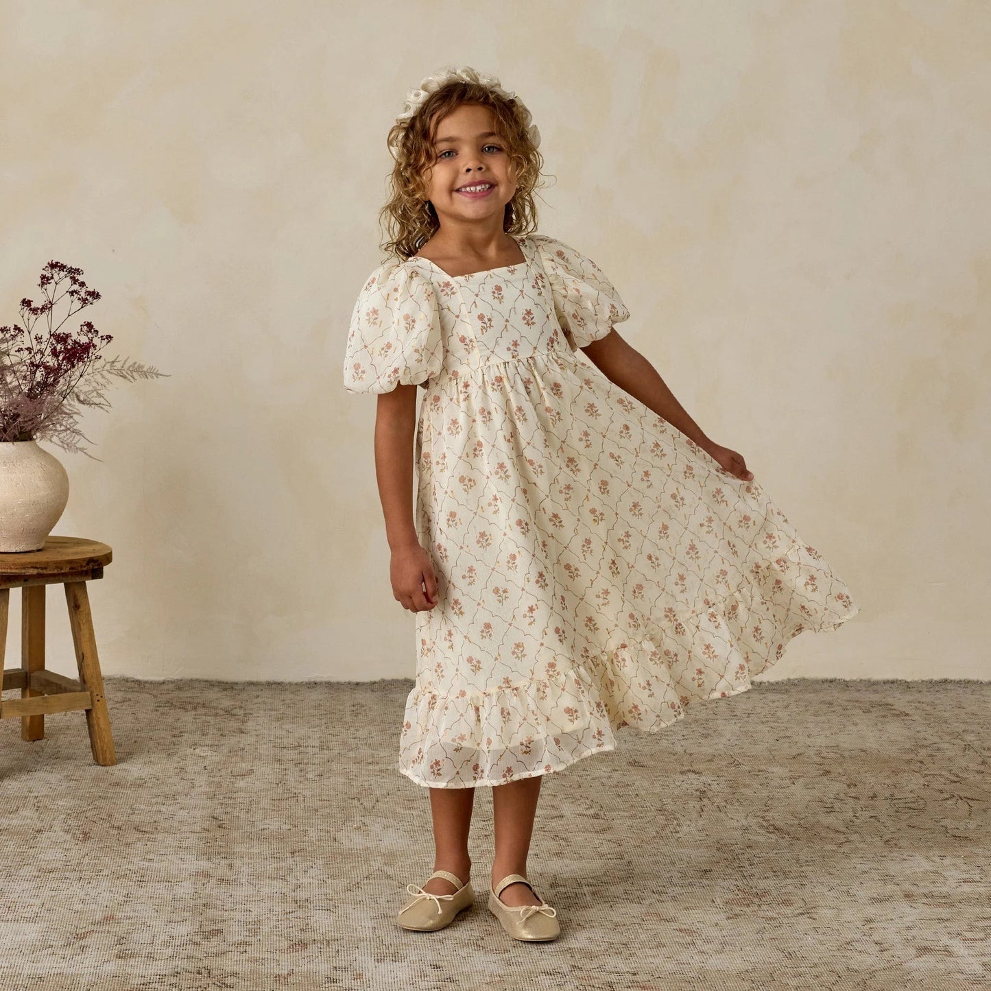 Augusta Dress Victorian Flora 2Y | Noralee