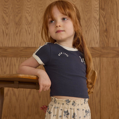 Baby Tee Navy | Rylee + Cru