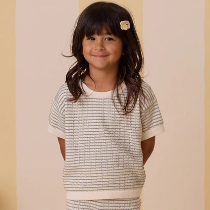 Sage Stripe Knit Set | Rylee + Cru