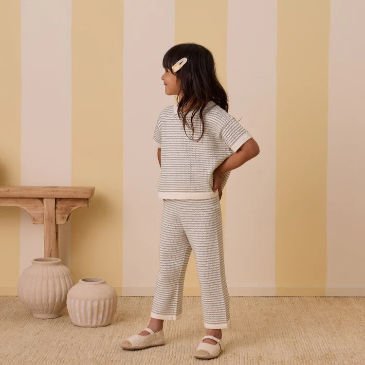 Sage Stripe Knit Set | Rylee + Cru