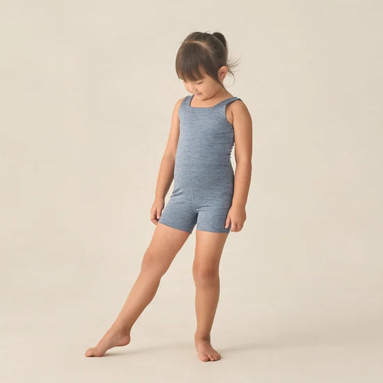 Malibu Bodysuit Heathered Marine | Rylee + Cru