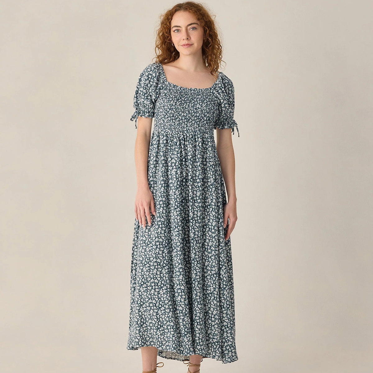 Dallas Dress Navy Floral | Rylee + Cru