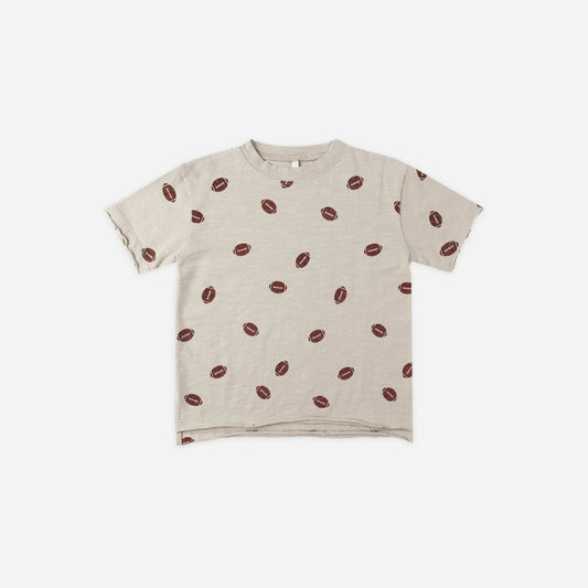 Raw Edge Football Tee | Rylee + Cru