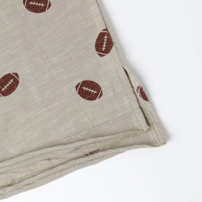 Raw Edge Football Tee | Rylee + Cru