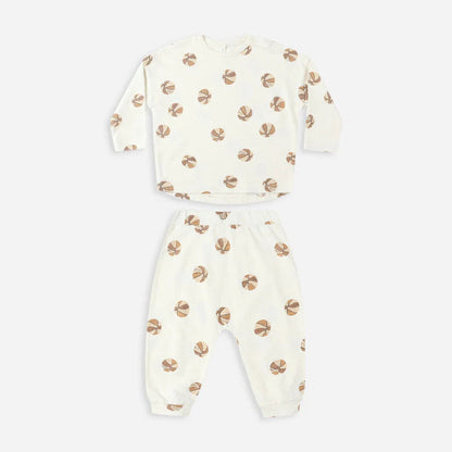 Long Sleeve Tee +Pant Set Basketball | Rylee + Cru