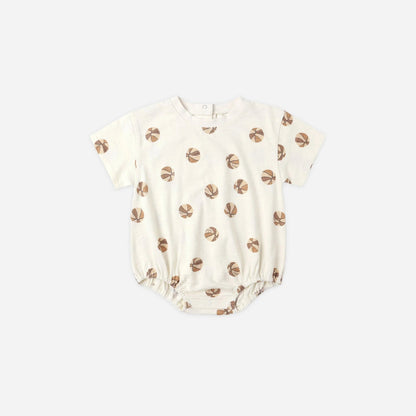 Relaxed Bubble Romper Basketball | Rylee + Cru
