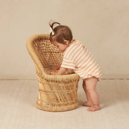 Relaxed bubble romper apricot 2-3Y | Rylee + Cru