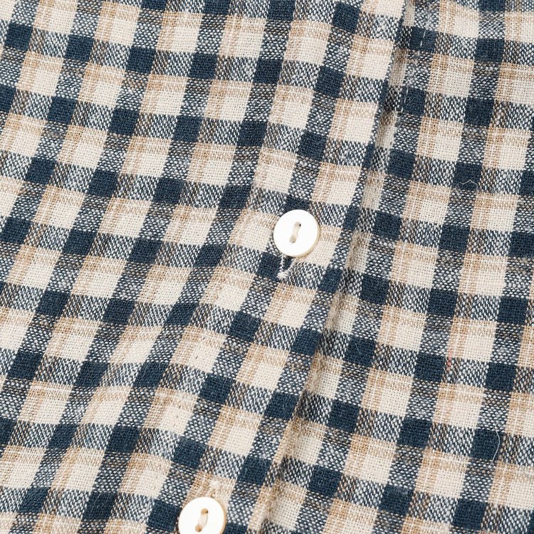 Robe Camille carreaux marine | Rylee + Cru