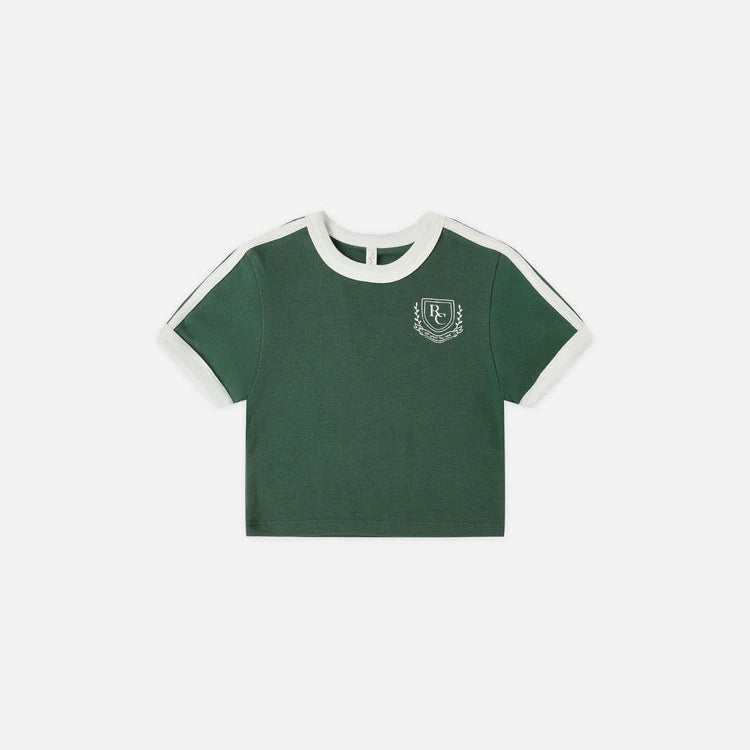 Jersey Tee Green 6-7Y | Rylee + Cru