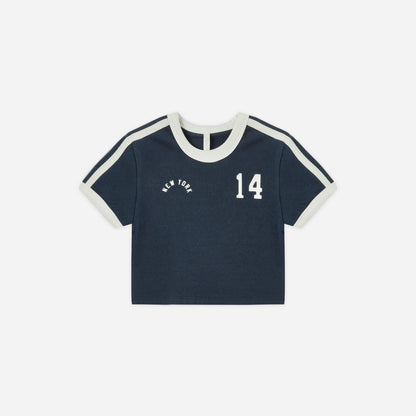 Baby Tee Navy | Rylee + Cru