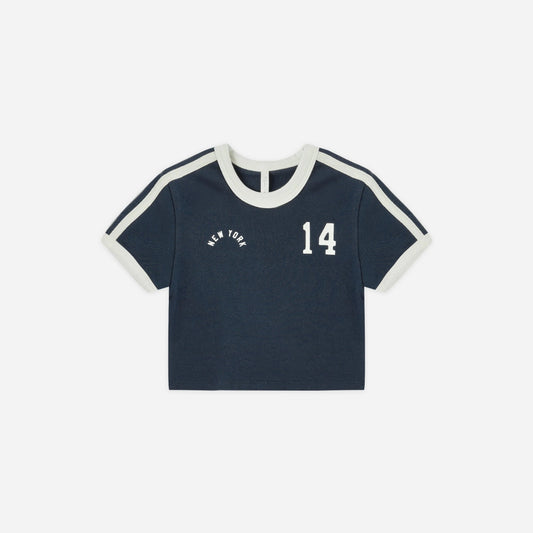 Baby Tee Navy | Rylee + Cru