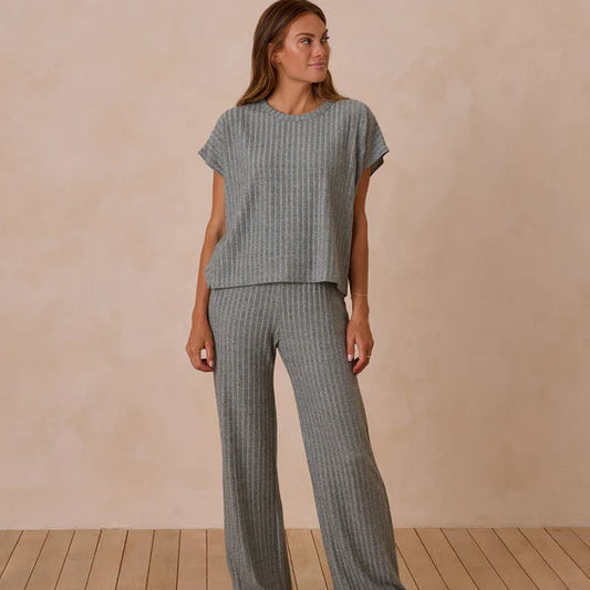 Cozy knit set Indigo | Rylee + Cru