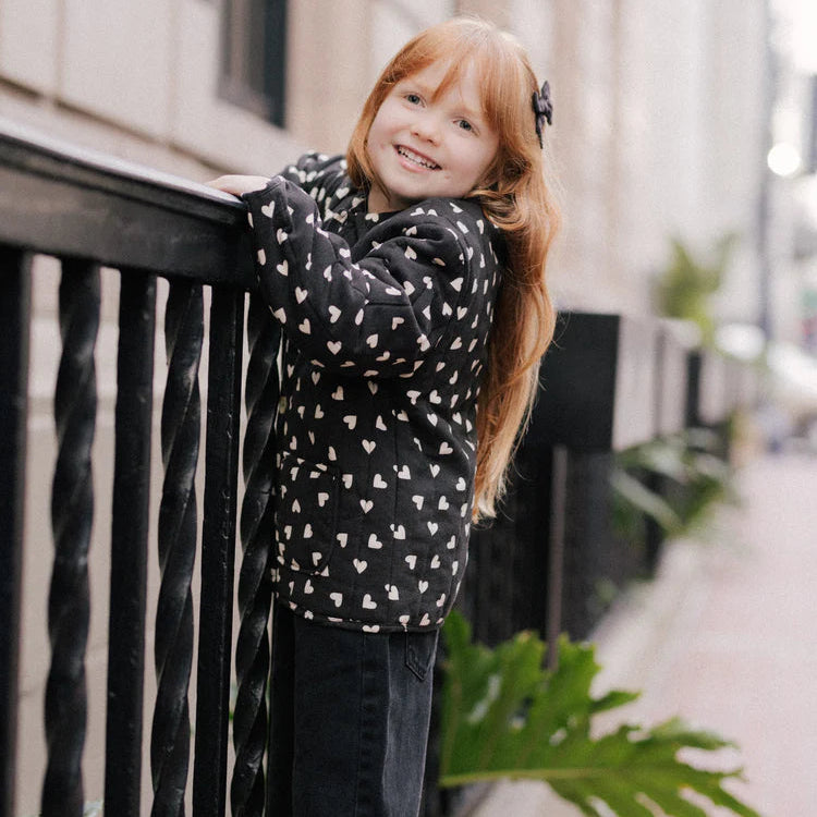 Quilted Coat Hearts | Rylee + Cru
