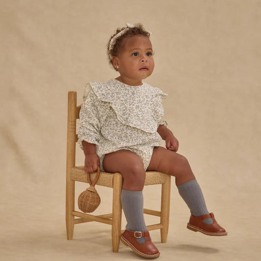 Romper Winnie Blue Vines | Rylee + Cru