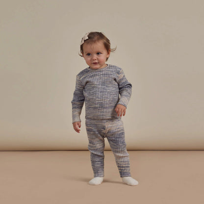 Ensemble côtelé bleu | Rylee + Cru