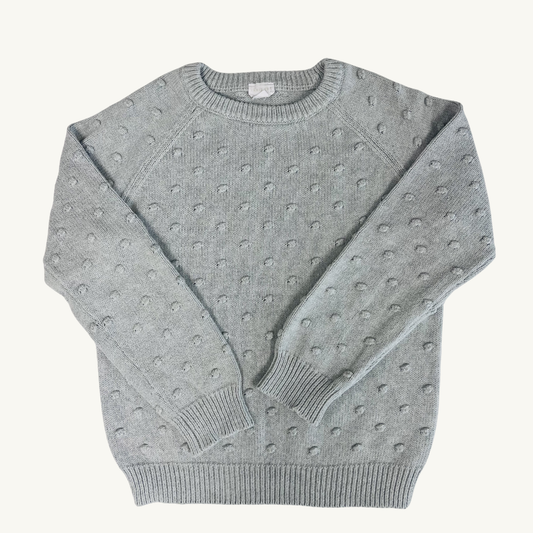 SH | Jaime Kay Dotty knit sweater aqua 6Y