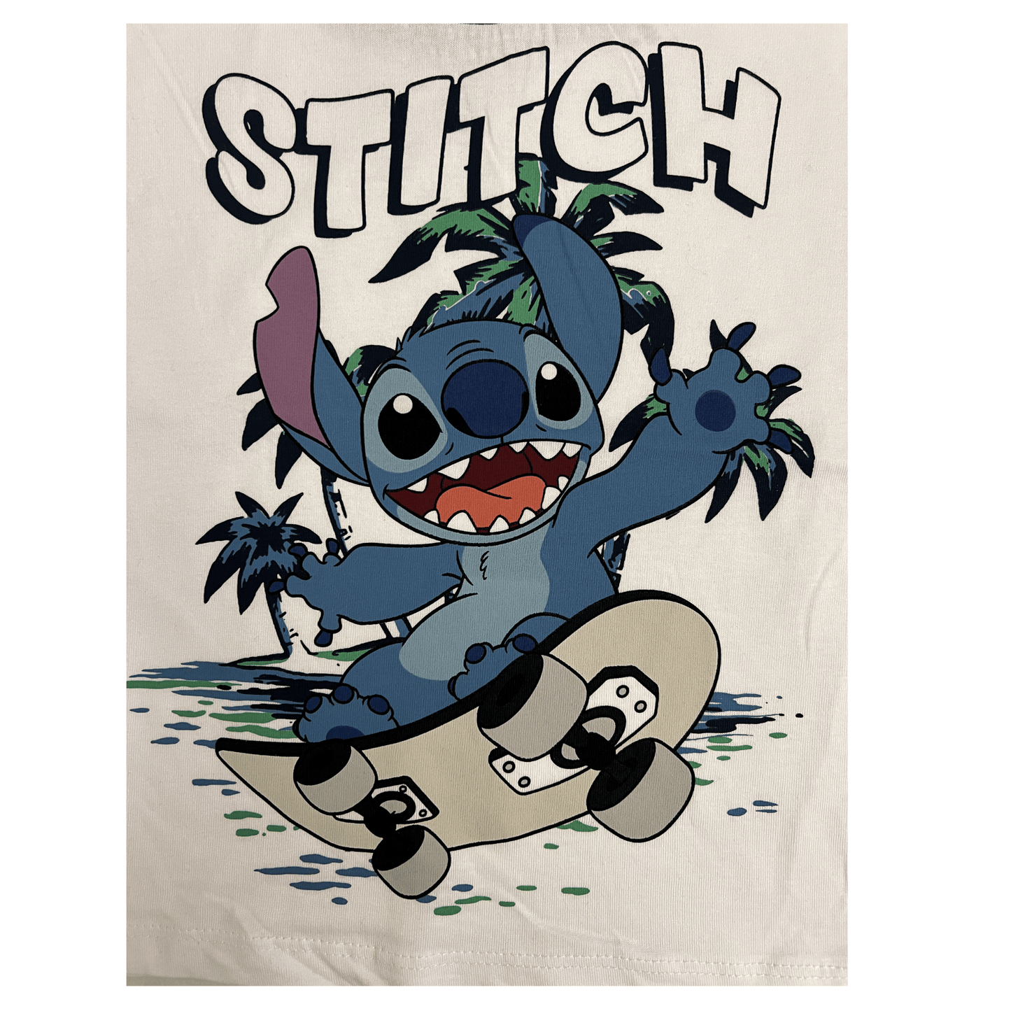 T-Shirt à manche colorée Stitch  | Disney