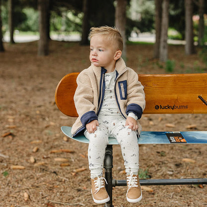 Sherpa zip-up Jacket | Mebie