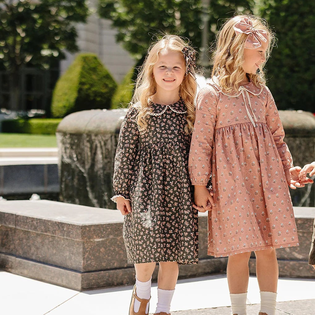 Olive Bloom Dress | Mebie