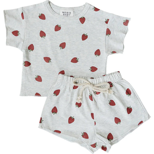 Strawberry Short Set | Mebie