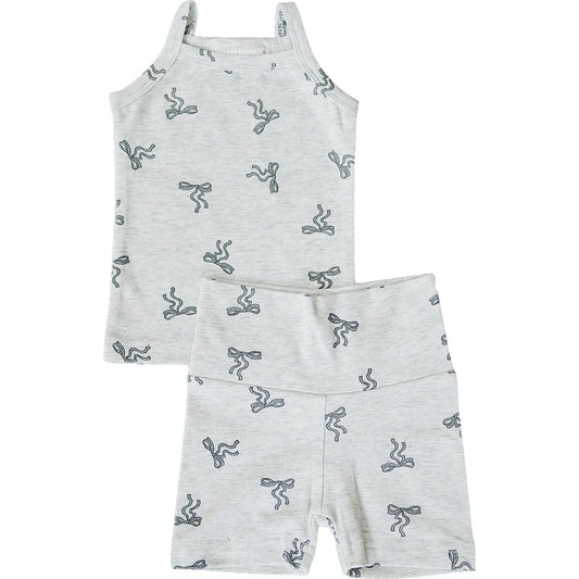 Bow Tank + Biker Short Set | Mebie