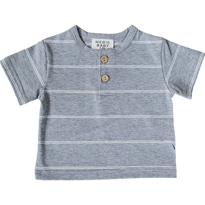 Grey stripes tee | Mebie