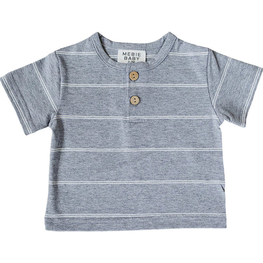 Grey stripes tee | Mebie