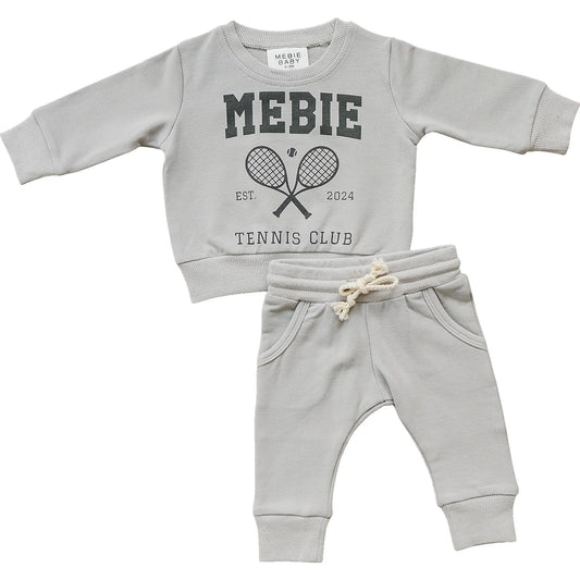 Tennis Club French Terry Set | Mebie