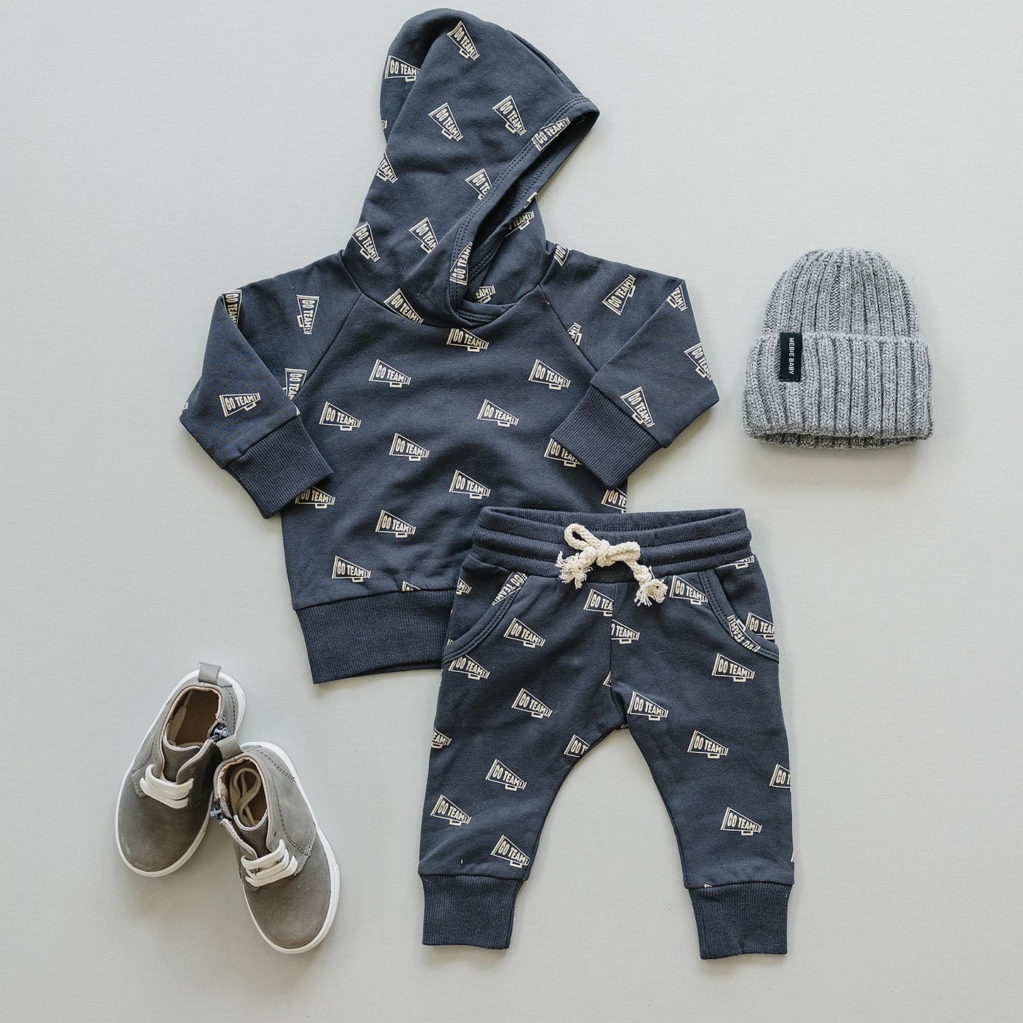 Go Team Hooded French Terry Set | Mebie