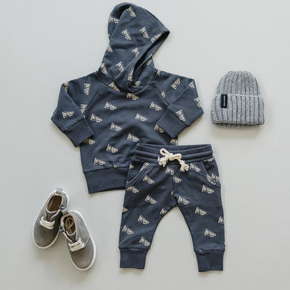Go Team Hooded French Terry Set | Mebie