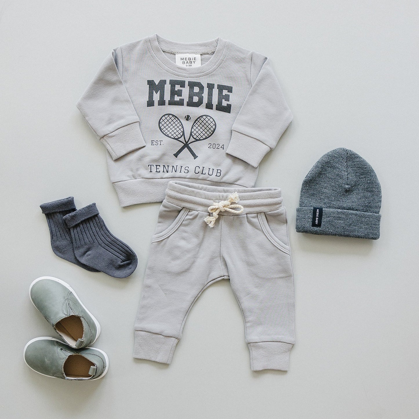 Tennis Club French Terry Set | Mebie