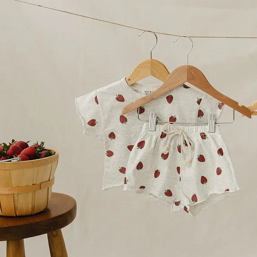 Strawberry Short Set | Mebie