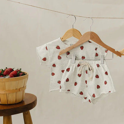 Strawberry Short Set | Mebie