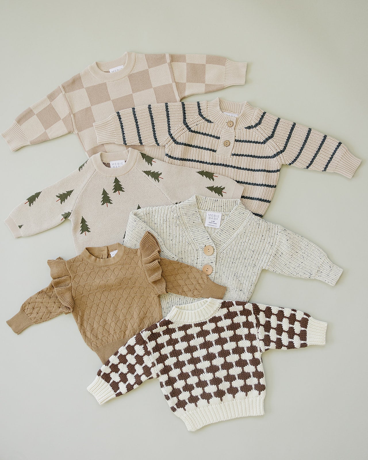 Toffee knit Ruffle Sweather | Mebie