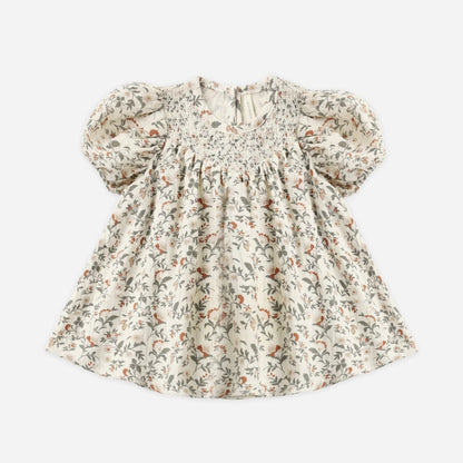 Carina Dress Holiday Floral | Quincy Mae