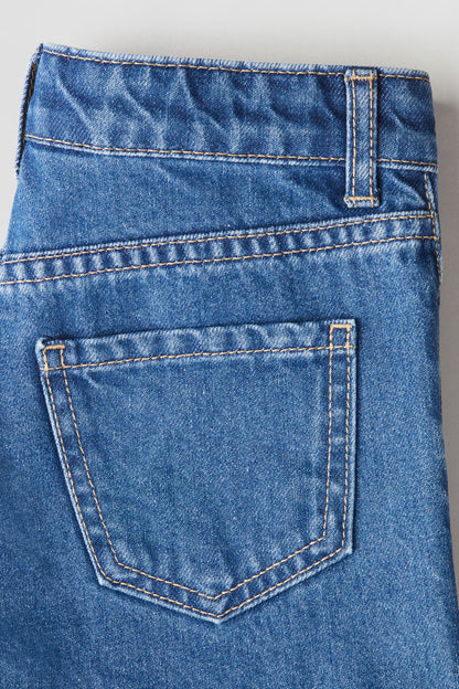 Cream denim shorts | Coniglio