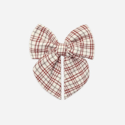 Christmas Plaid Bow | Quincy Mae