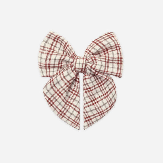 Christmas Plaid Bow | Quincy Mae