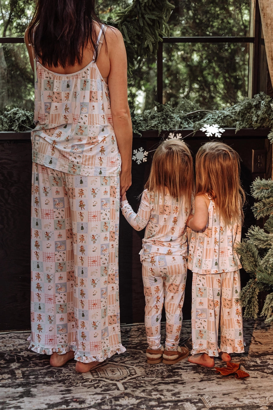 Sugarplum Patchwork Women’s Ruffle Set | Laney Baby