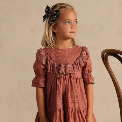 Robe Geneviève poppy Noralee