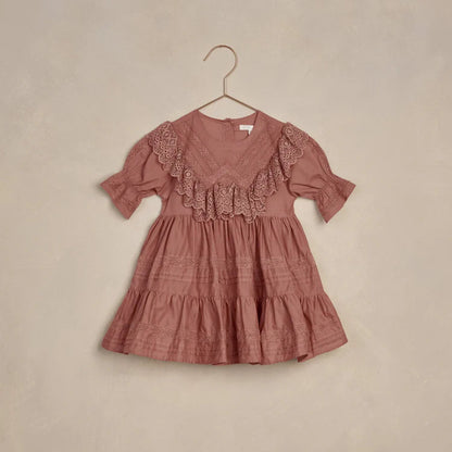 Robe Geneviève poppy Noralee